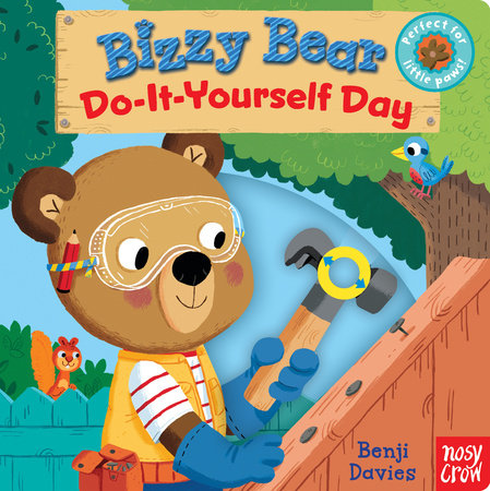 Bizzy Bear: Do-It-Yourself Day Board Book by Illustrated by Benji Davies