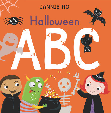 Halloween ABC Board Book by Illustrated by Jannie Ho