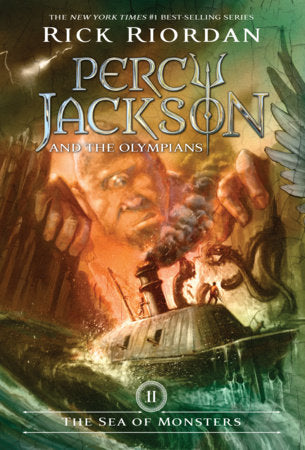 Percy Jackson and the Olympians, Book Two: Sea of Monsters, The-Percy Jackson and the Olympians, Book Two Hardcover by Rick Riordan