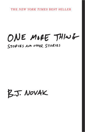 One More Thing TR by B.J. Novak