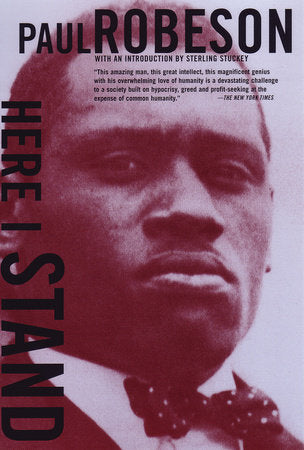 Here I Stand Paperback by Paul Robeson