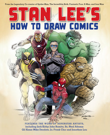 Stan Lee's How to Draw Comics Paperback by Stan Lee, with contributed art by Jack Kirby; John Romita, Sr; Neal Adams; Gil Kane; Mike Deodato, Jr; Frank Cho; and Jonathan Lau