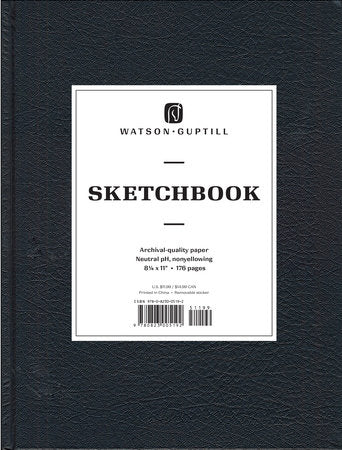Large Sketchbook (Black) Hardcover by Watson-Guptill