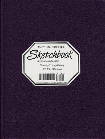 Large Sketchbook (Blackberry) Hardcover by Watson-Guptill