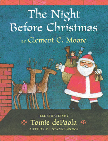 The Night Before Christmas Board Book by By Clement C. Moore; illustrated by Tomie dePaola