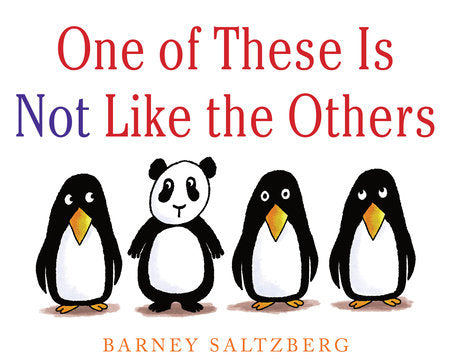 One of These Is Not Like the Others Board Book by Written & illustrated by Barney Saltzberg