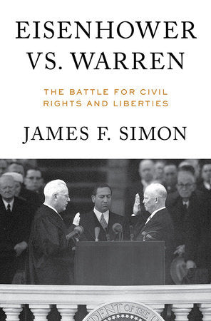 Eisenhower vs. Warren Hardcover by James F Simon