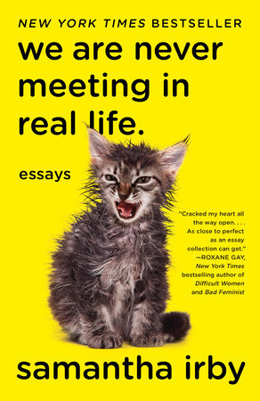 We Are Never Meeting in Real Life. Paperback by Samantha Irby
