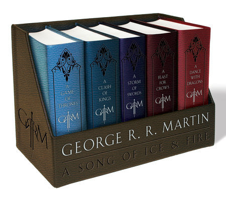 George R. R. Martin's A Game of Thrones Leather-Cloth Boxed Set (Song of Ice andFire Series) Boxed Set by George R. R. Martin