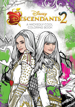 Descendants 2: A Wickedly Cool Coloring Book Paperback by Disney Books