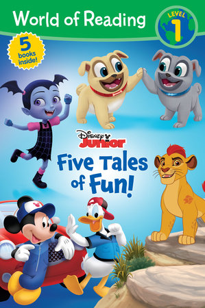 World of Reading: Disney Junior: Five Tales of Fun!-Level 1 Reader Bindup Paperback by Disney Books