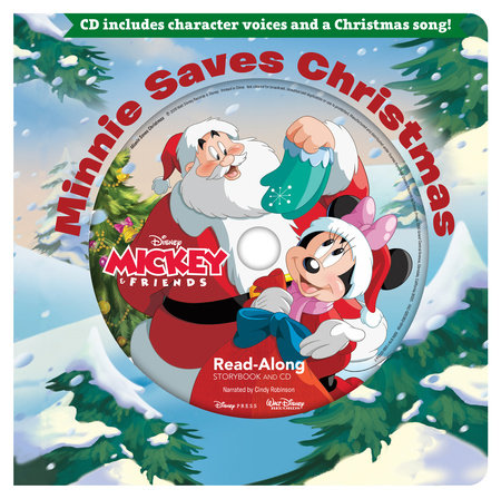 Minnie Saves Christmas ReadAlong Storybook & CD Board Book by Disney Books