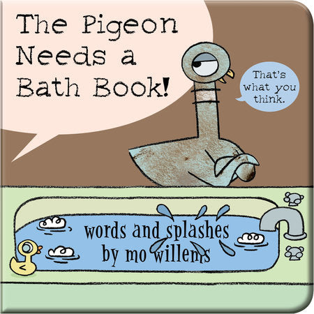 The Pigeon Needs a Bath Book! Merchandise by Mo Willems