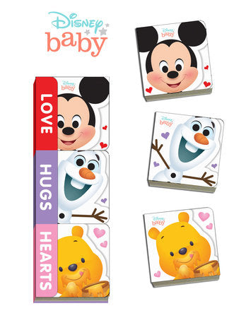 Disney Baby: Love, Hugs, Hearts Board Book by Disney Books
