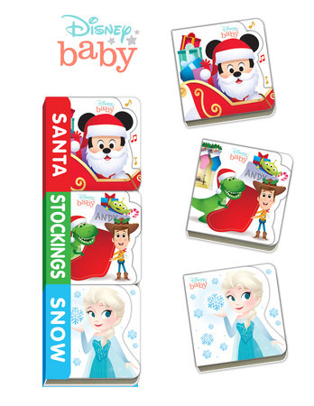 Disney Baby: Santa, Stockings, Snow Board Book by Disney Books