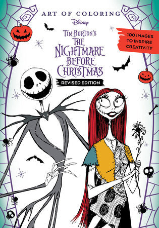 Art of Coloring: Disney Tim Burton's The Nightmare Before Christmas Paperback by Disney Books