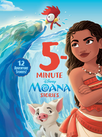 5-Minute Moana Stories Hardcover by Disney Books