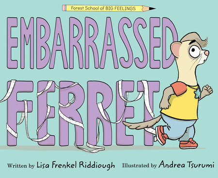 Embarrassed Ferret Hardcover by Lisa Frenkel Riddiough
