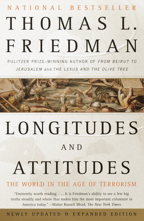 Longitudes and Attitudes Paperback by Thomas L. Friedman
