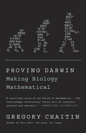 Proving Darwin Paperback by Gregory Chaitin