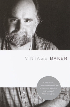 Vintage Baker Paperback by Nicholson Baker