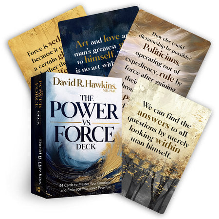 The Power vs. Force Deck Merchandise by David R. Hawkins, MD, PhD