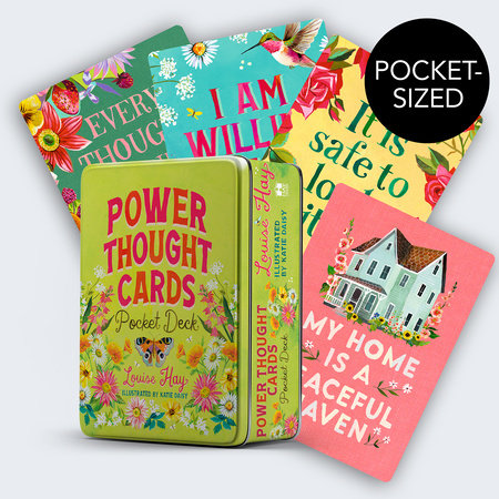 Power Thought Cards Pocket Deck Merchandise by Louise Hay