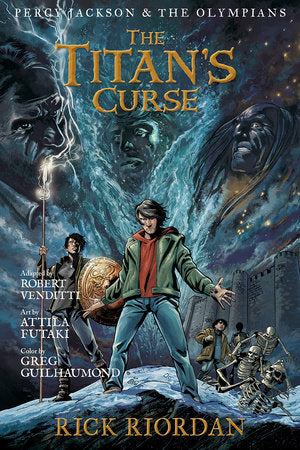 Percy Jackson and the Olympians: Titan's Curse: The Graphic Novel, The-Percy Jackson and the Olympians Hardcover by Rick Riordan