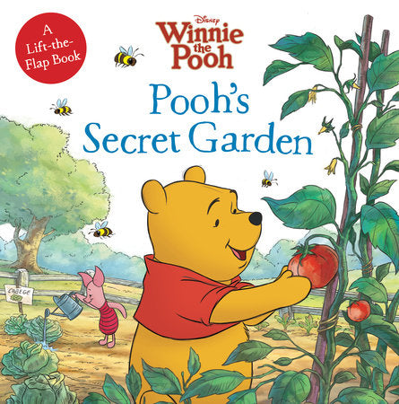 Winnie the Pooh: Pooh's Secret Garden: A Lift-the-Flap Book Paperback by Disney Books