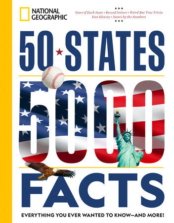 50 States, 5,000 Facts Paperback by National Geographic
