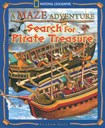 A Maze Adventure: Search for Pirate Treasure Paperback by Graham White
