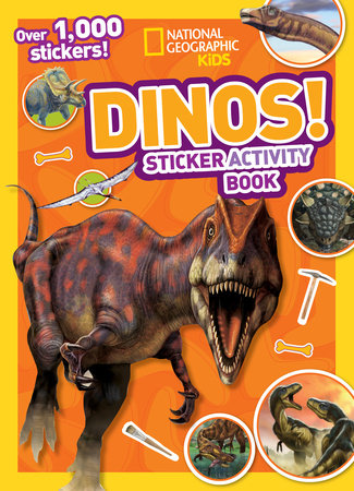 National Geographic Kids Dinos Sticker Activity Book Paperback by National Geographic Kids
