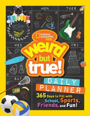 Weird But True! Daily Planner Merchandise by National Geographic Kids