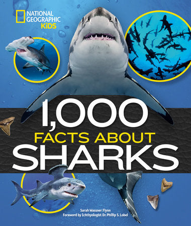 1,000 Facts About Sharks HC by Sarah Wassner Flynn