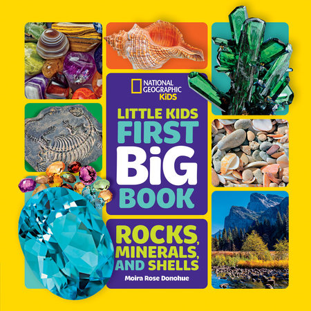 National Geographic Little Kids First Big Book of Rocks, Minerals & Shells Hardcover by Moira Rose Donohue