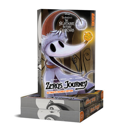 Disney Tim Burton's The Nightmare Before Christmas: Zero's Journey (Ultimate Manga Edition with Sprayed Edges) Paperback by D.J. Milky