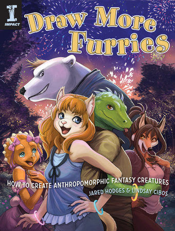Draw More Furries Paperback by Jared Hodges