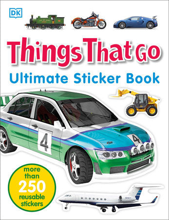 Ultimate Sticker Book: Things That Go Paperback by DK