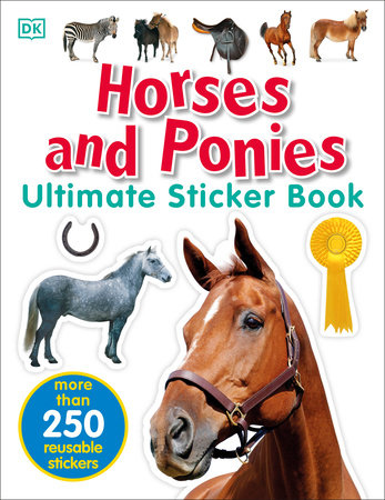 Ultimate Sticker Book: Horses and Ponies Paperback by DK