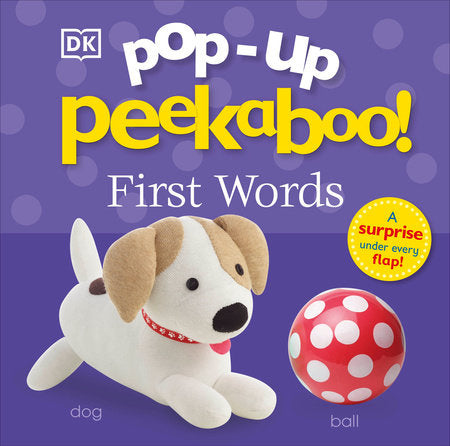 Pop-Up Peekaboo! First Words Board Book by DK