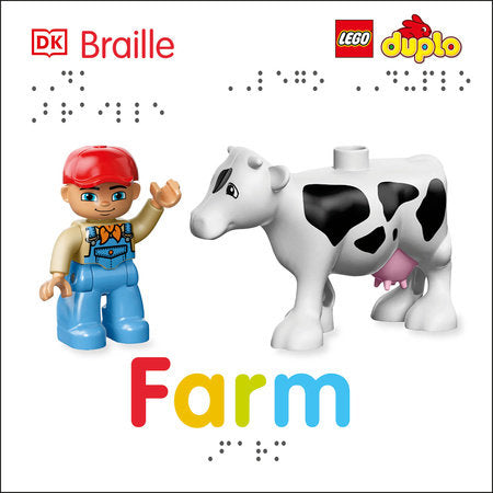 DK Braille: LEGO DUPLO: Farm Board Book by Emma Grange