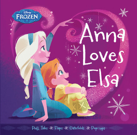 Frozen: Anna Loves Elsa Board Book by Brittany Rubiano