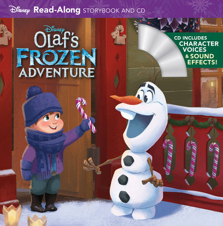 Olaf's Frozen Adventure Read-Along Storybook and CD Paperback by Disney Books