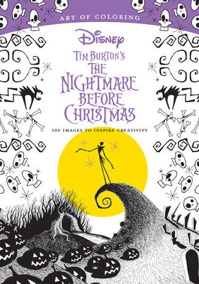 Art of Coloring: Tim Burton's The Nightmare Before Christmas Paperback by Disney Books