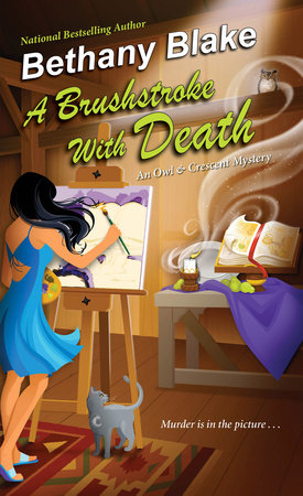 A Brushstroke with Death Paperback by Bethany Blake