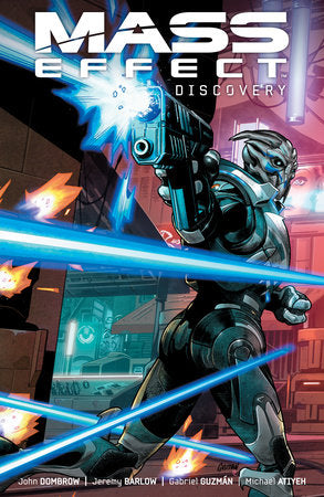 Mass Effect: Discovery Paperback by Based off game by Bioware, written by Jeremy Barlow, Illustrated by Gabriel Guzman, and Michael Atiyeh
