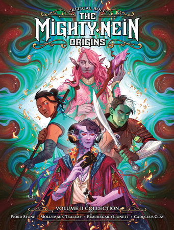 Critical Role: The Mighty Nein Origins Library Edition Volume 2 Hardcover by Written by Jody Houser, Kendra Wells, Mae Catt, and more. Illustrated by Hunter Bonyun, Selina Espiritu, and more.