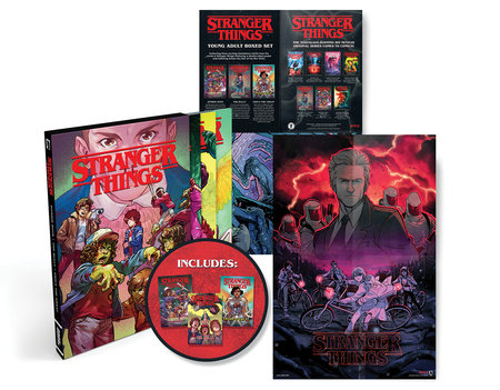 Stranger Things Graphic Novel Boxed Set (Zombie Boys, The Bully, Erica the Great ) Boxed Set by Written by Greg Pak and Danny Lore, Illustrated by Valeria Favoccia, Dan Jackson , Lettered by Nate Piekos