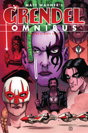 Grendel Omnibus Volume 6: Devil Tales Paperback by Writers Matt Wagner, Makan Darko, Jeffrey Lang, Pat McEown, Terry LeBan. Art by Edvin Biukovic, Pat McEown, Peter Doherty, Steve Lieber.