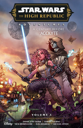Star Wars: The High Republic Adventures Phase III Volume 1 Paperback by Written by Daniel Jose Older, Pencils and Inks by Harvey Tolibao, Elisa Romboli, and Nick Brokenshire, Colors by Michel Atiyeh, Letters by Comicraft